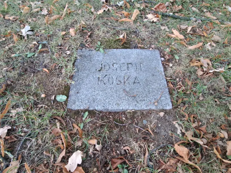 Grób osoby zapisanej jako Koska Joseph na Friedhof Alt Walsum w. Duisburgu — Friedhof Alt-Walsum
